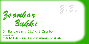 zsombor bukki business card